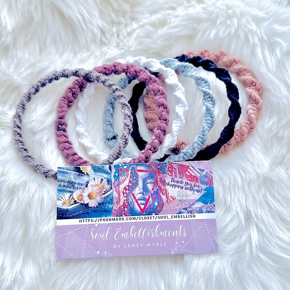 NEW: SOUL Embellishment’s Handcrafted FANCY HÖÖPS
FLOWERY*〰️*WOVEN HOOP EARRINGS - Picture 3 of 16